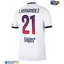 Moški Nogometni dresi Paris Saint-Germain Lucas Hernandez #21 Gostujoči 2026-27 Kratek Rokav